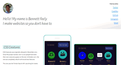 Desktop Screenshot of bennettfeely.com